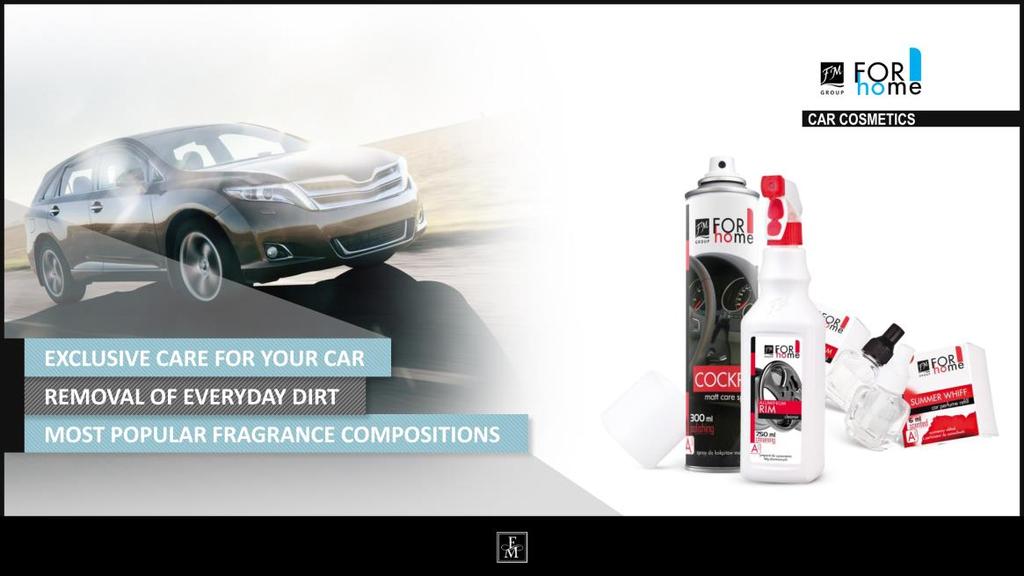 21. Exclusive care for your car. Removal of everyday dirt. Most popular fragrance compositions.
