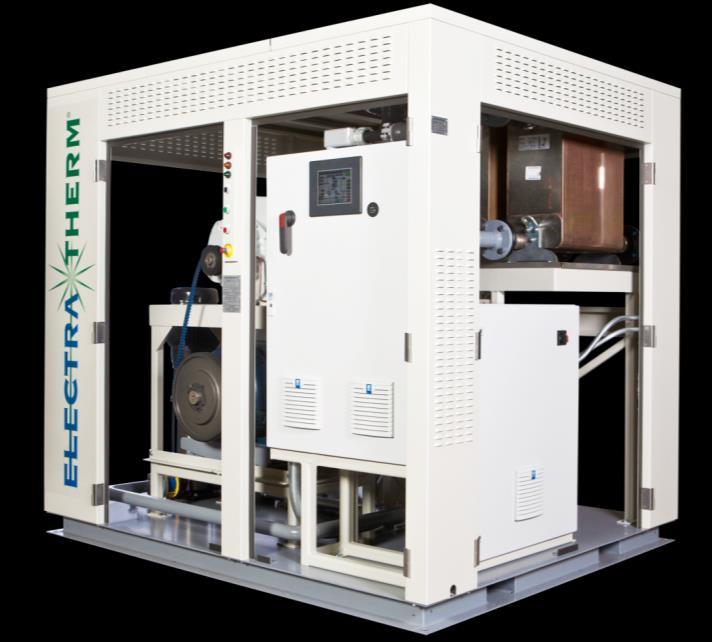 ElectraTherm s Heat-to-Power Generator Exploits low grade waste heat Produces up to nominal 110 kwe at 480V, 3phase, 50 or 60Hz power Modular and Commercially Mobile: 6,600-7,200 lbs.