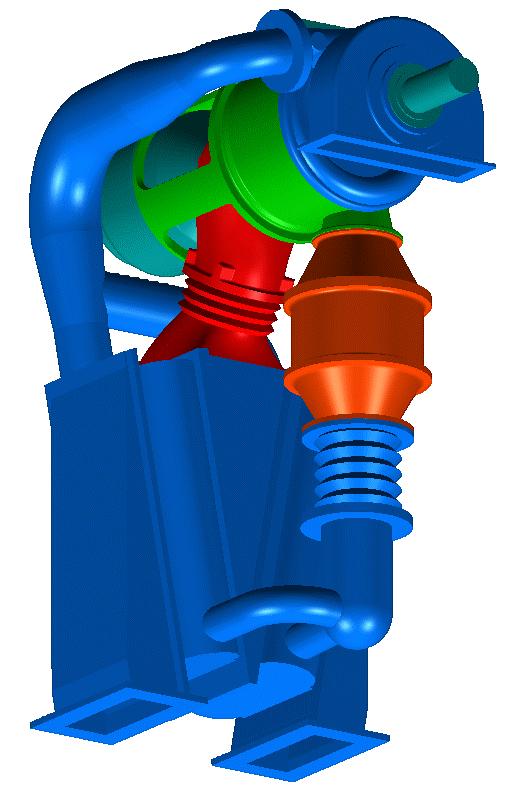 ST5 Microturbine Figure 4 Technical Approach In order to meet the goals specified by DOE, it is necessary to improve the efficiency and reduce the