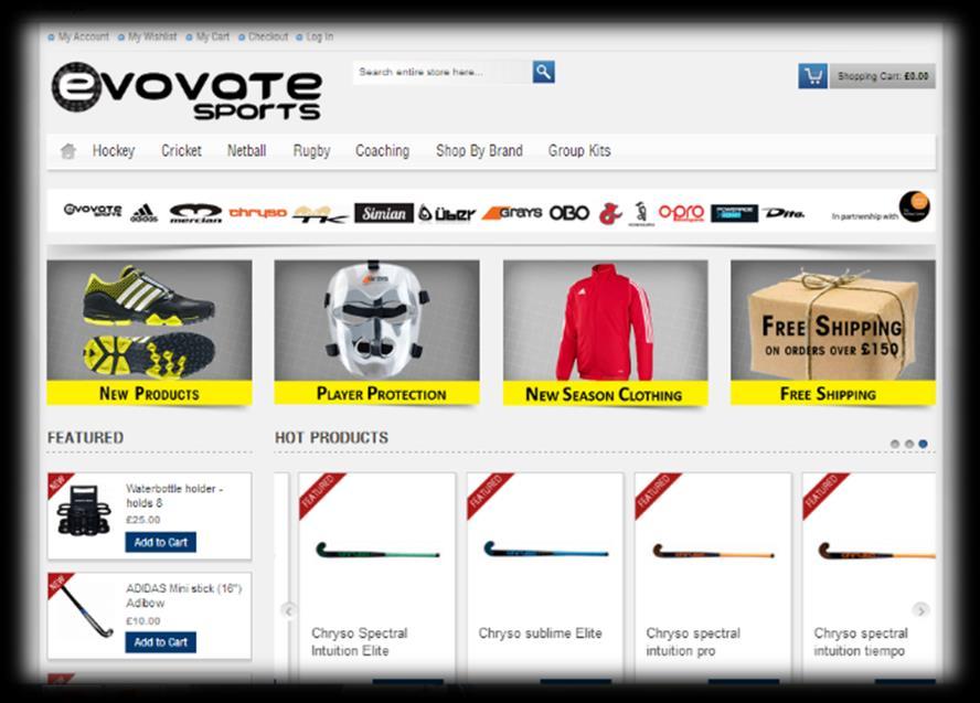 your very own club sports shop online.