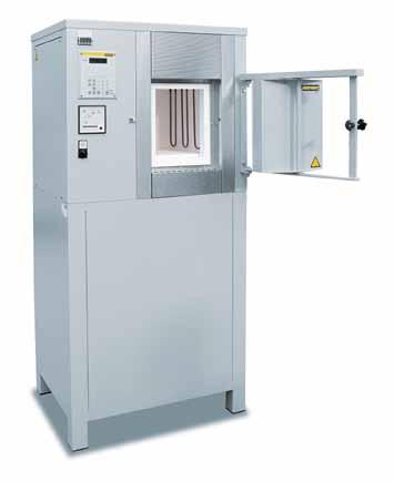 Furnaces with fiber insulation achieve significantly shorter heating up times because of the low thermal mass.
