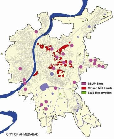 land use of city Slum pockets located on High land price Identification of slums that