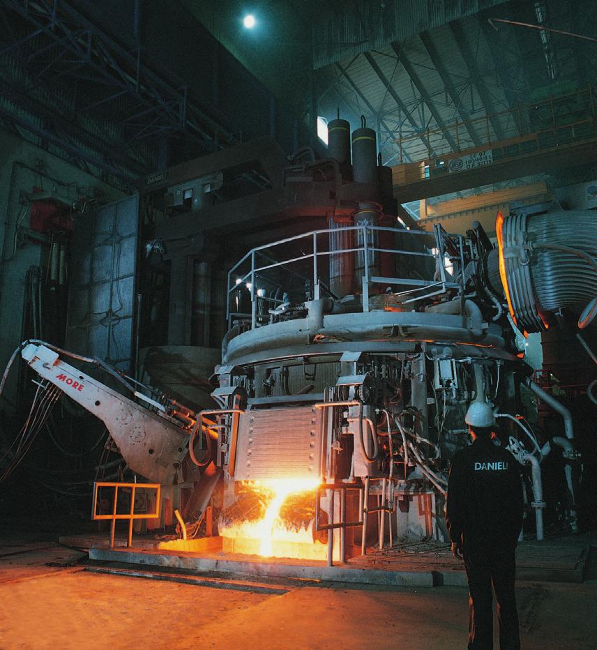 1Mt/yr capacity and a third rolling mill of 110t/hr capacity. This phase will be completed in summer 2006.