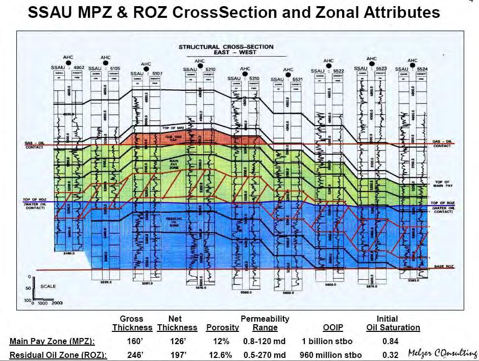Permian Basin (Residual Oil Zone - ROZ) Gas Cap Main Pay
