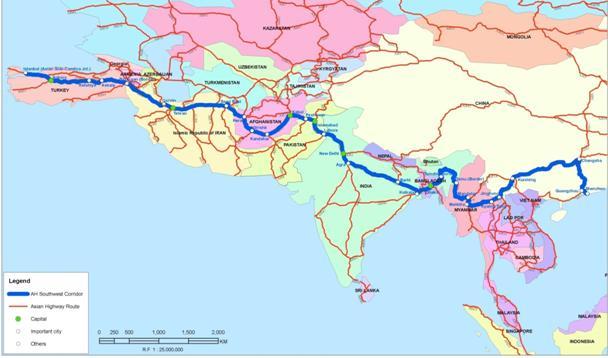 Map-7: Asian Highway Network