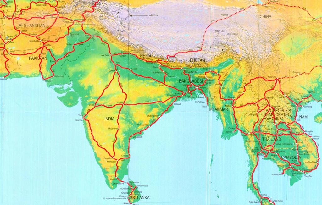 Map-2: Asian Highway Network Kabul Islamabad New