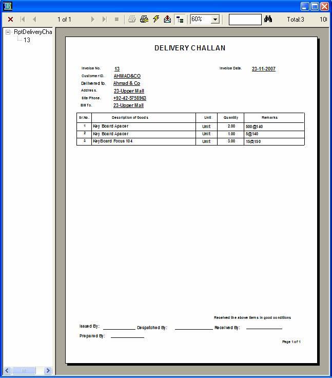 525) Through Sales List, you can also print Delivery Challan Through Sales List, you can also print Delivery Challan 3.7.6.
