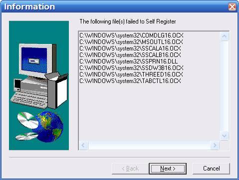 As part of installation, in order to run SMAP on your computer, MS Windows needs few files to be registered. This registration will be done automatically by the SMAP Setup program.