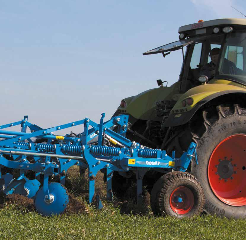 Fit for mulch sowing If the fields will subsequently be tilled using the mulch sowing (or minimum tillage) method and there are large quantities of straw in the upper layer of soil, the Kristall