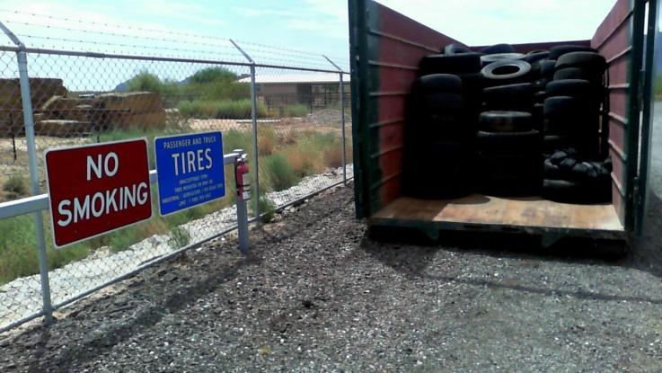 Storage of Waste Tires Some Transfer Stations collect waste tires, and these