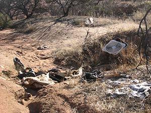 Report Illegal Dumping When reporting illegal dumping try to include the following information if possible: Date, time, Specific location of dumpsite, and directions, GPS Coordinates (cell phones)