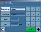 Analyze patient samples easily, via the Ready screen Intuitive color touch screen user