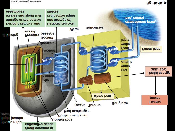 Light-water reactors (LWRs) 85% world, 100% US Fuel rods --> Fuel