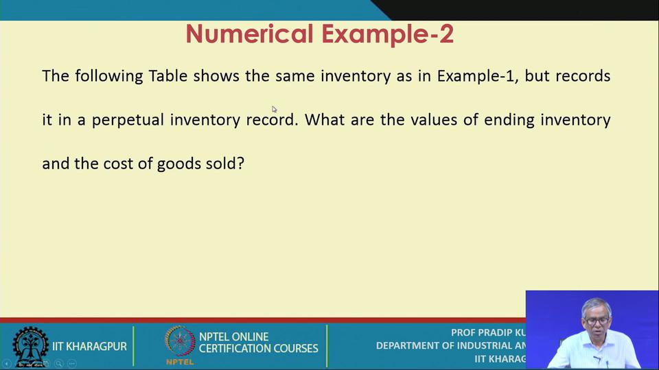 So, these are the 2 parameters you need to calculate the value of which you need to calculate; one is the ending