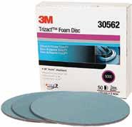 4 boxes/case 30662 5000 6" 3M Flexible Abrasive Hookit Hand Sheets and Discs Clear grade differentiation via color coding and