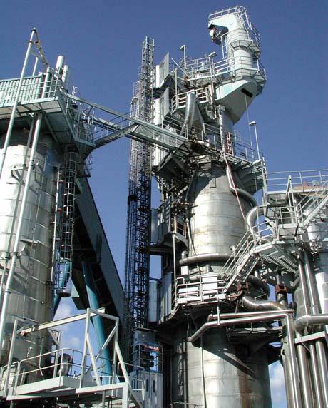 Sulphate pulp mill (chemical pulp) Chemical separation of fibers