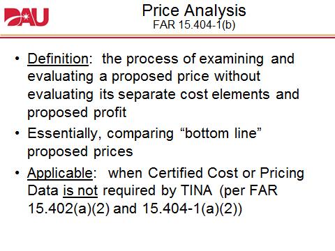 Price Analysis. First of all, price analysis is defined and explained in the following slides.