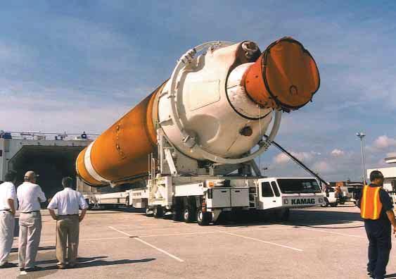 in air & space travel delivering highly sensitive goods 14 Before they take off, the air and space travel industries put their trust in KAMAG.