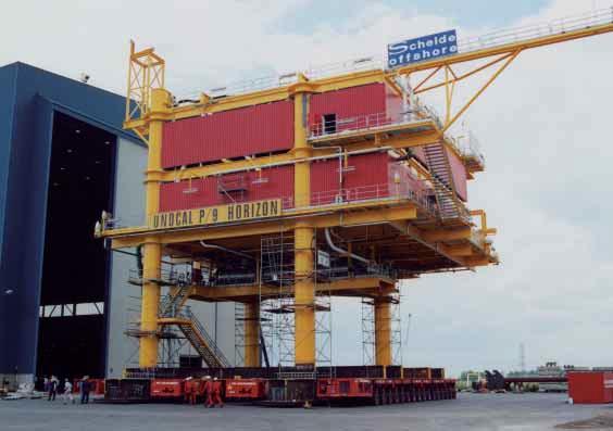 in the offshore & shipyard industry moving complete ships and enormous industrial plants 6 6.