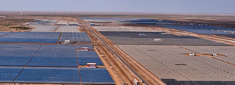 Charanka Solar Park Charanka Solar Park is being built on a 2,000-hectare (4,900-acre) plot of land near Charanka village in Patan district, northern Gujarat This hosts
