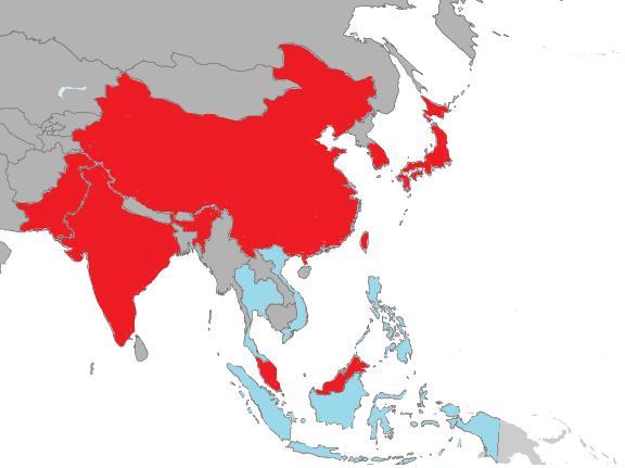 STM in Asia Countries with