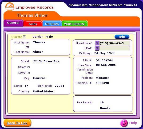 Click Employee Records from the More Options Menu. 2. Enter the appropriate password and click OK. 3. Click Add New Employee. 4.