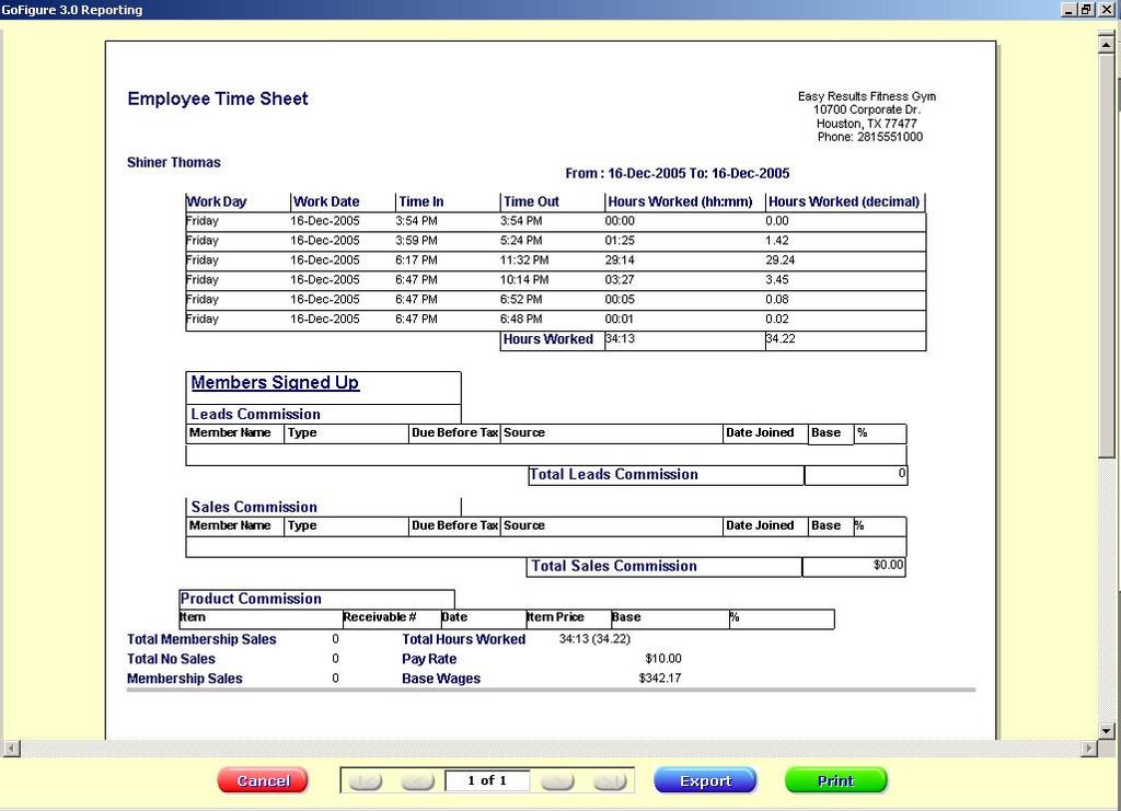 Printing Employee Time Sheets As a manager, you may need to print employee time sheets for one or all of your employees. The steps below will assist you with this task: 1.
