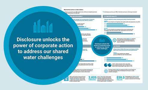 SDG 6: How disclosure drives business action on