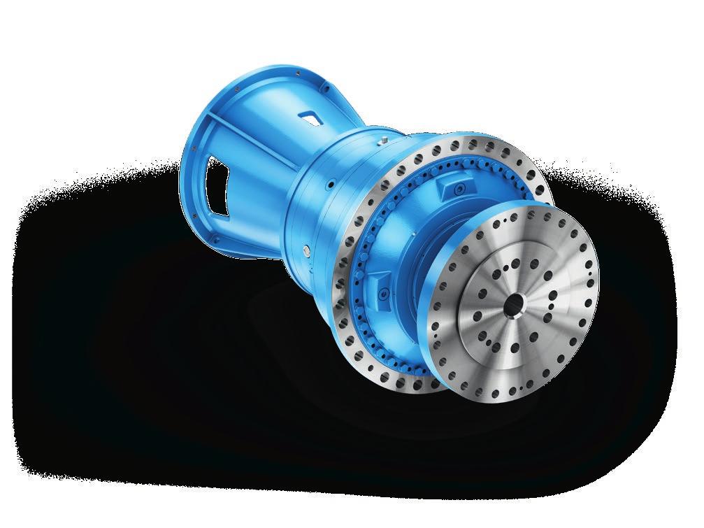 OPTIMUM COORDINATION OF THE DRIVE SYSTEMS With top performance, minimum weight and the highest level of reliability, they meet the exacting requirements.