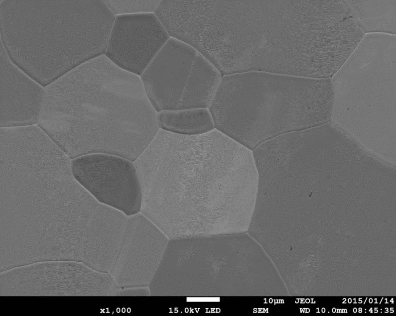 corp.) Annealed at ~ 2000 o C for 1 h (Re-crystallized) Sample B Sample B 100 mm 10 mm The grain size
