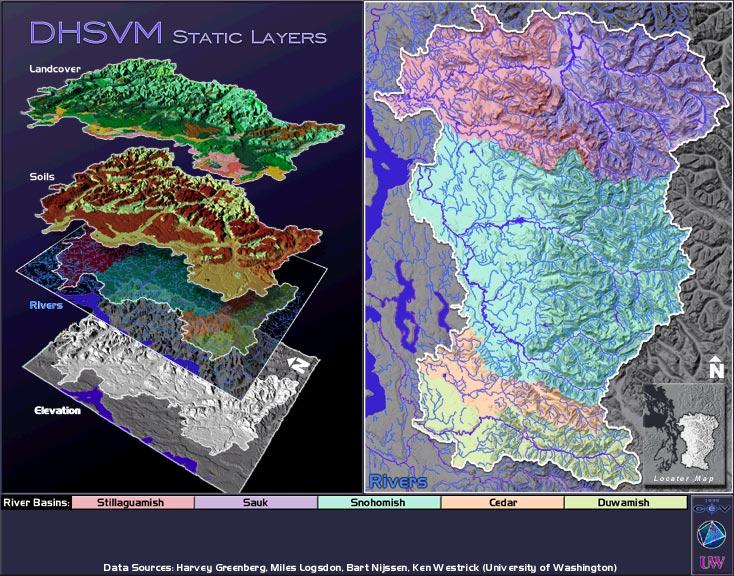 RHESSys: regional hydro-ecologic simulation system Land Cover