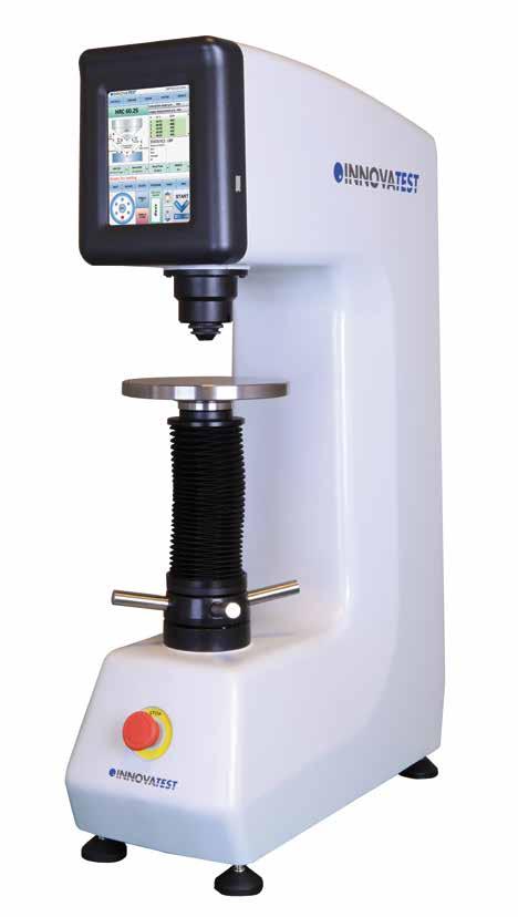 NEXUS 610RS/RSB Rockwell/Brinell hardness tester Load cell, closed loop, force feedback system, no weights, eliminates wrong tester setting and force overshoot 6.