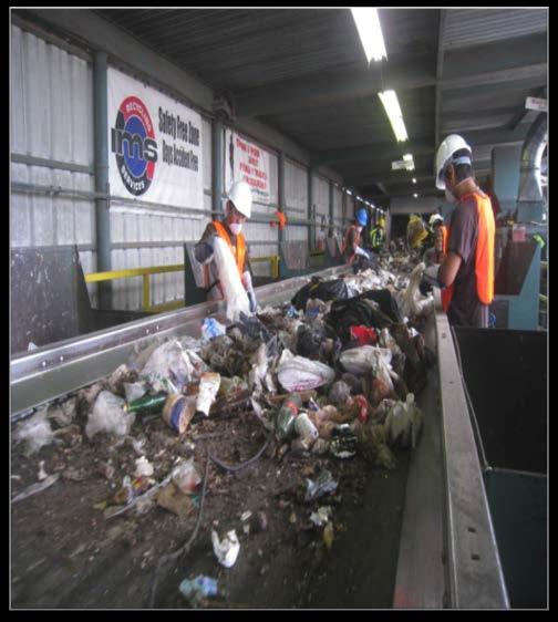 PREPROCESSING Shredding or decreasing feedstock in size Separate recyclables from MSW & dispose of unrecyclable material Removes materials that are problematic for selected technology