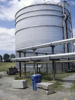 Biogas Production in Canada Estimated Sites: Landfills