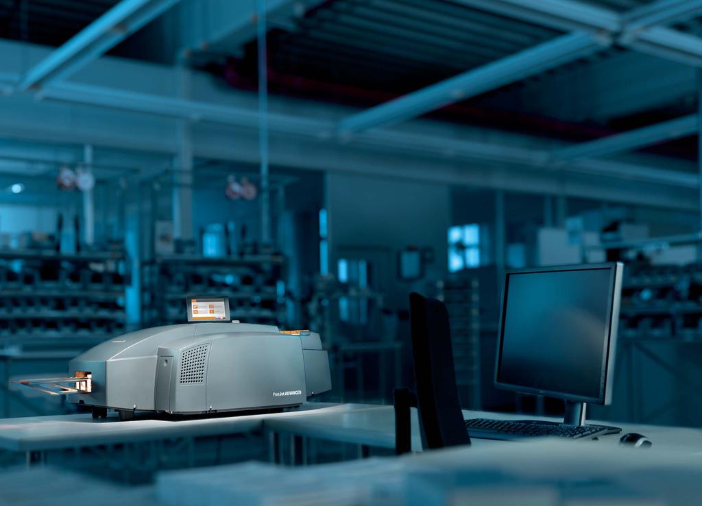 Think ADVANCED The PrintJet with built-in progress The PrintJet ADVANCED is designed to the most exacting requirements of progressive automation.