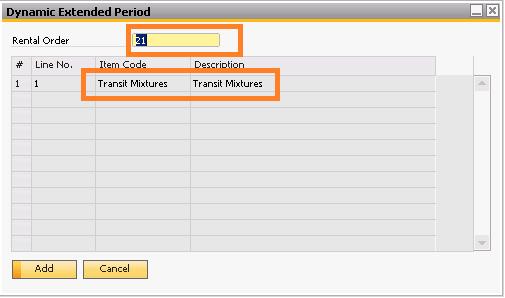 Dynamic Extended Period This functionality will help to bifurcate the extended Rental Periods based on the Rental Period Type Sequence defined in the Dynamic Extended Period window.
