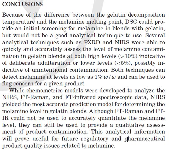 Gelatin - Research article from FDA Cantor,