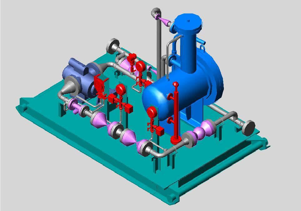 Multiphase Pump System Outlet to