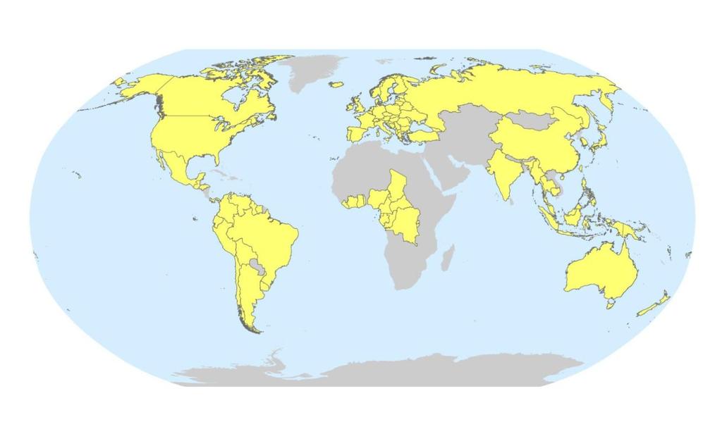 Countries covered by CFRQ Map 1 Source: MacDicken, K.