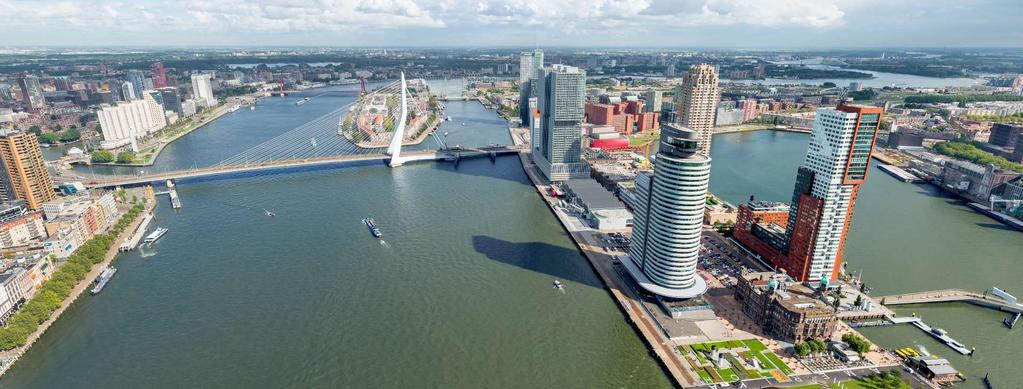 Port of Rotterdam, engine of the economy Total port area 12,500 ha (net 6,000 ha) Total employment 180,000 people