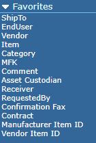 Order (catalog) Search Center: Located on the sidebar, click on Search Center to find Catalog Orders. Granted by workflow administrator. Return to Order: Takes the user to the main Order entry page.