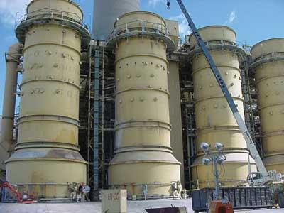 Remove 98 99% of sulfur from power plant s exhaust