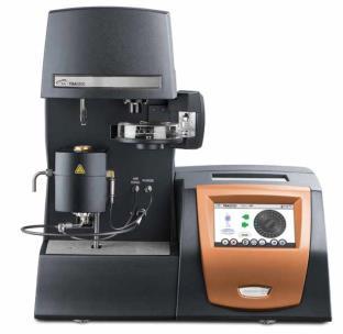 Features for a new advanced instrument design Benchtop HP-TGA Compatible with high pressures, vapor, reaction gases Small sample size High balance