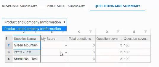 Follow these steps to select Questionnaires in which to evaluate responses:. Click the Questionnaire Summary tab to display Questionnaire information. The Questionnaire Summary screen shows: 2.