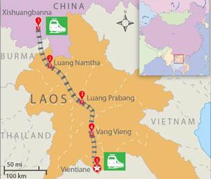 Transportation Development - Lao PDR RAIL TRANSPORTATION Broadly speaking, Laos has no railways, except a very