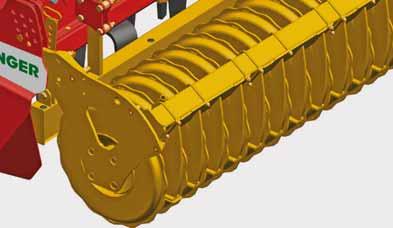 Pack Ring roller The packer rings are completely enclosed and have a diameter of 21.