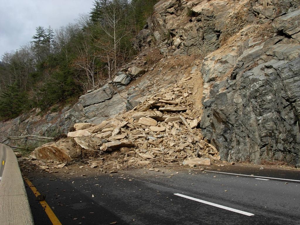 Rockslide on I-40 in NC January 2010 2 nd Failure 5 additional high-risk sites identified and mitigated 3 lanes restricted