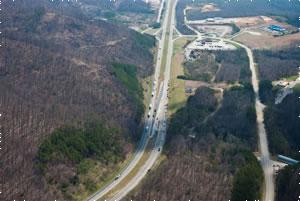 Embankment on I-75 in TN March 8, 2011