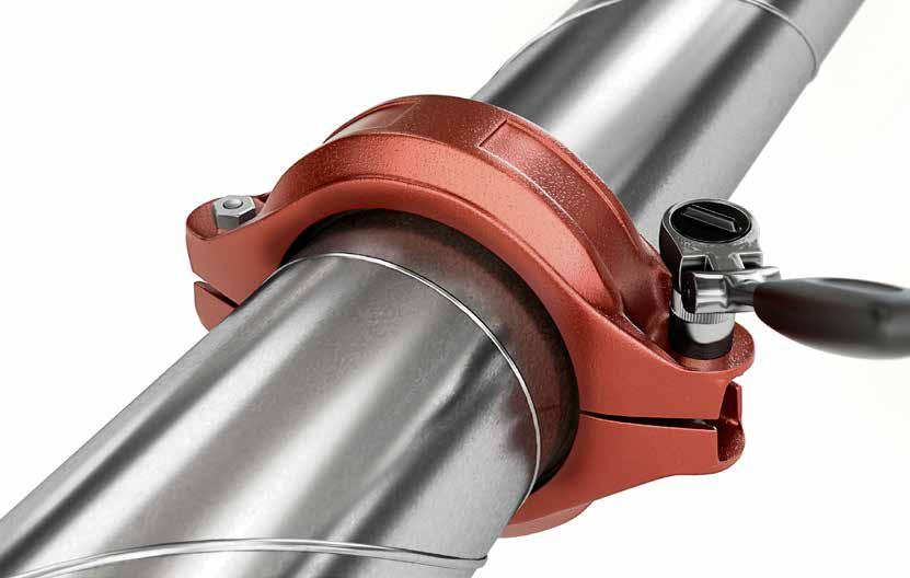Reliable couplings Recommended for Tunnel Drilling One of many advantages with Alvenius solutions is that installation is very easy due to the quick-coupling systems.