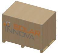 PACKAGING AND TRANSPORT Box (each big pallet add 16 pieces solar modules by 8 boxes) Size Panels Weight